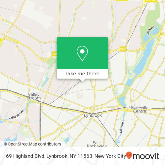 69 Highland Blvd, Lynbrook, NY 11563 map