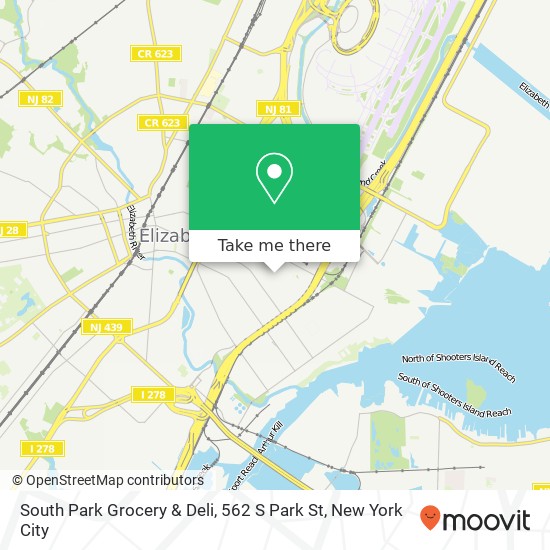 South Park Grocery & Deli, 562 S Park St map