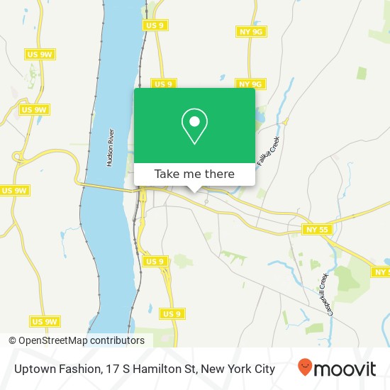 Mapa de Uptown Fashion, 17 S Hamilton St