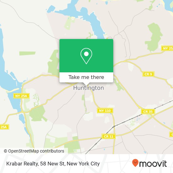Mapa de Krabar Realty, 58 New St