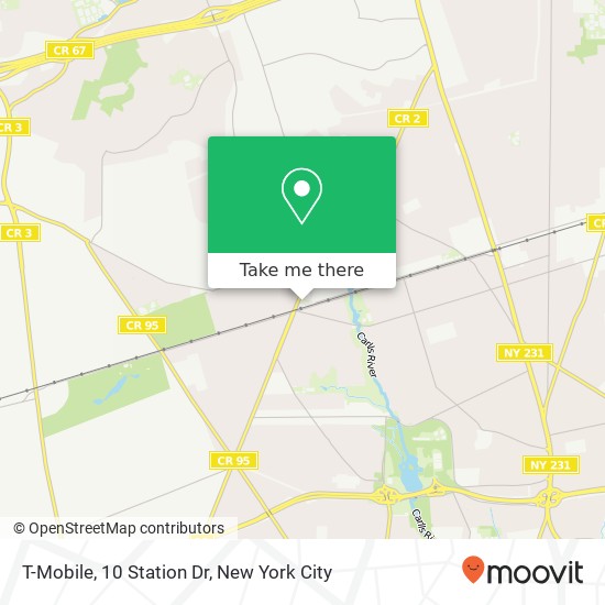T-Mobile, 10 Station Dr map