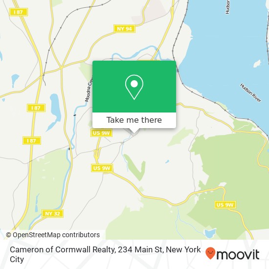 Mapa de Cameron of Cormwall Realty, 234 Main St