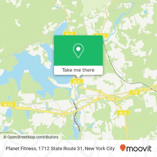 Planet Fitness, 1712 State Route 31 map