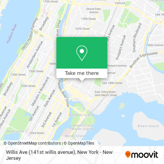 Mapa de Willis Ave (141st willis avenue)