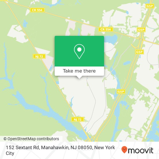 152 Sextant Rd, Manahawkin, NJ 08050 map