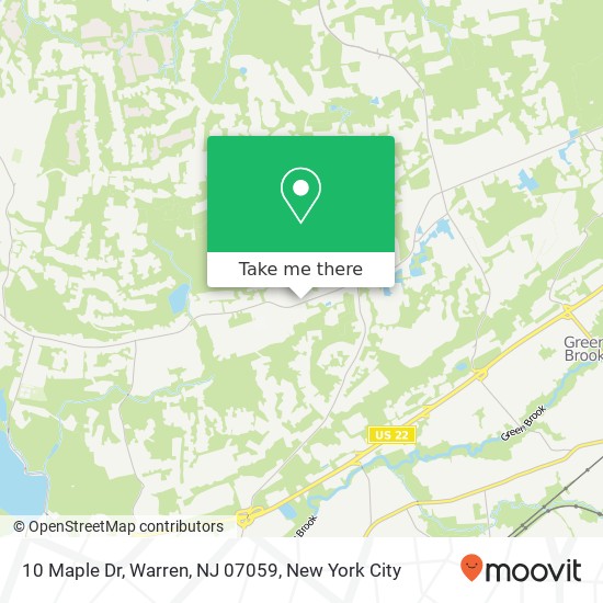 10 Maple Dr, Warren, NJ 07059 map