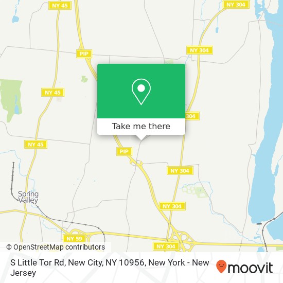 Mapa de S Little Tor Rd, New City, NY 10956