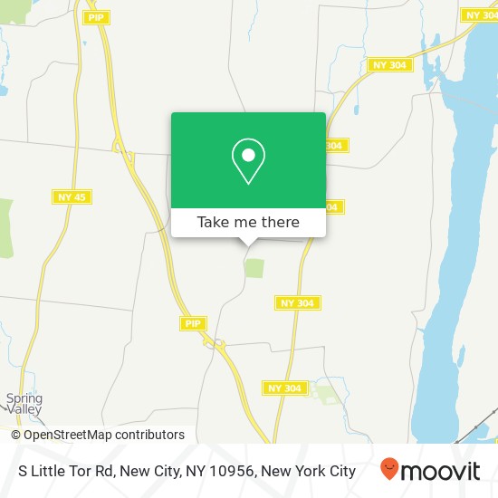 Mapa de S Little Tor Rd, New City, NY 10956