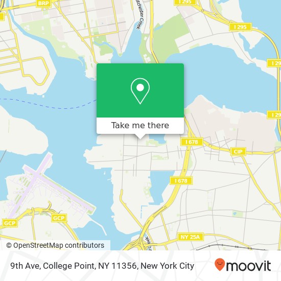 9th Ave, College Point, NY 11356 map