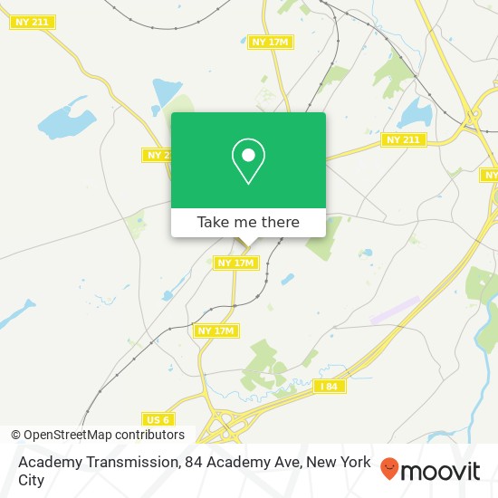 Academy Transmission, 84 Academy Ave map