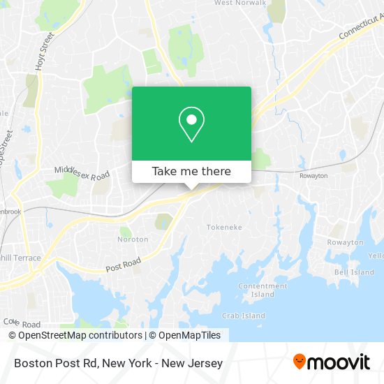Boston Post Rd map