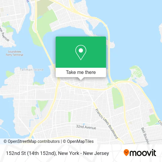 152nd St (14th 152nd) map