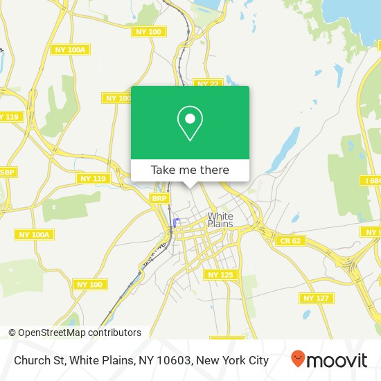 Church St, White Plains, NY 10603 map