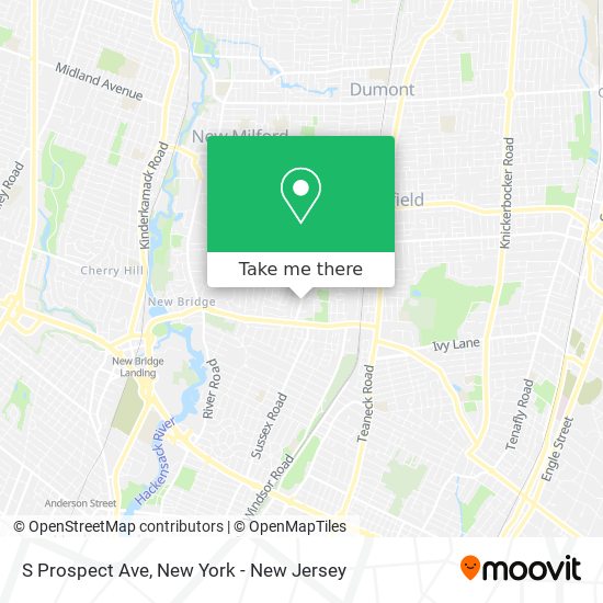 S Prospect Ave map