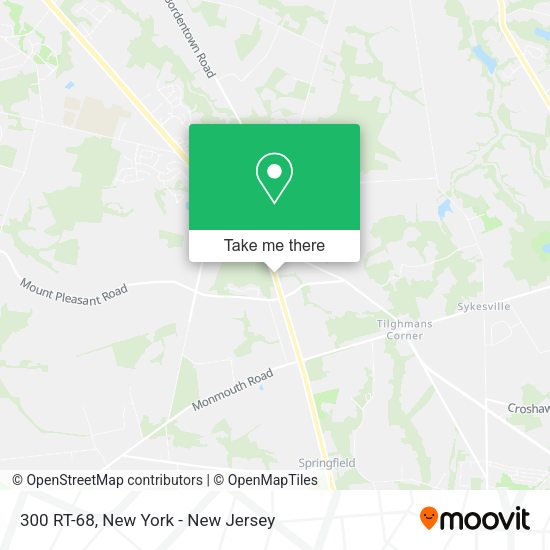 Mapa de 300 RT-68, Columbus, NJ 08022