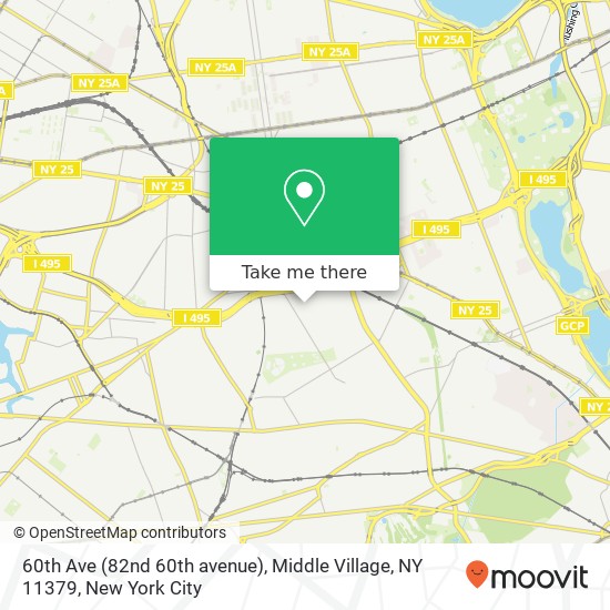 60th Ave (82nd 60th avenue), Middle Village, NY 11379 map