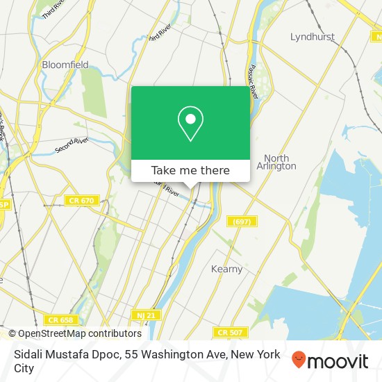 Sidali Mustafa Dpoc, 55 Washington Ave map