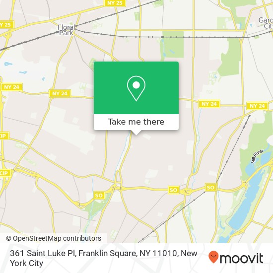 361 Saint Luke Pl, Franklin Square, NY 11010 map