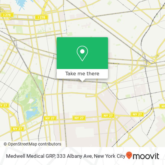 Medwell Medical GRP, 333 Albany Ave map