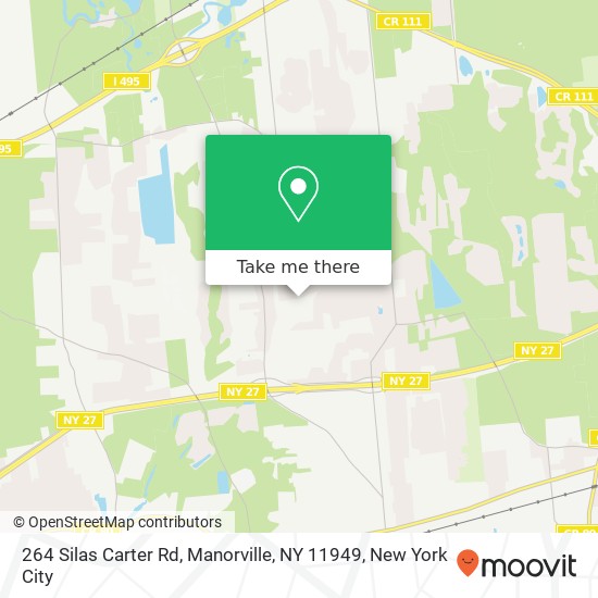 264 Silas Carter Rd, Manorville, NY 11949 map