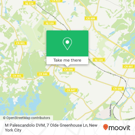 Mapa de M Palescandolo DVM, 7 Olde Greenhouse Ln