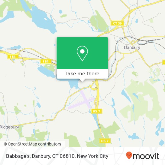 Mapa de Babbage's, Danbury, CT 06810