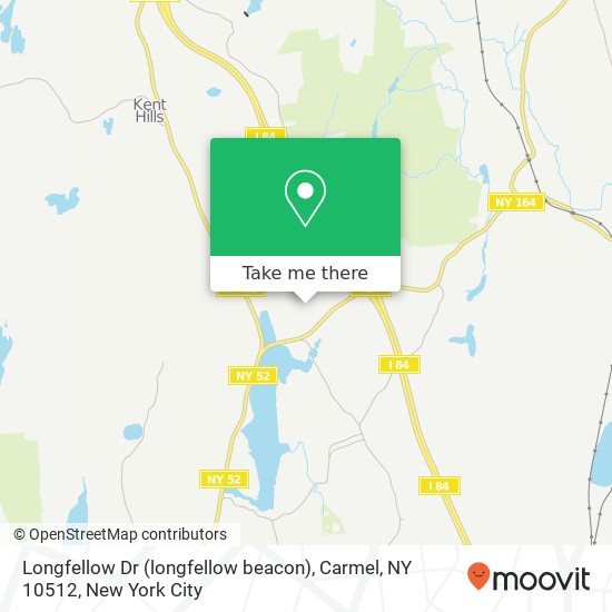 Longfellow Dr (longfellow beacon), Carmel, NY 10512 map