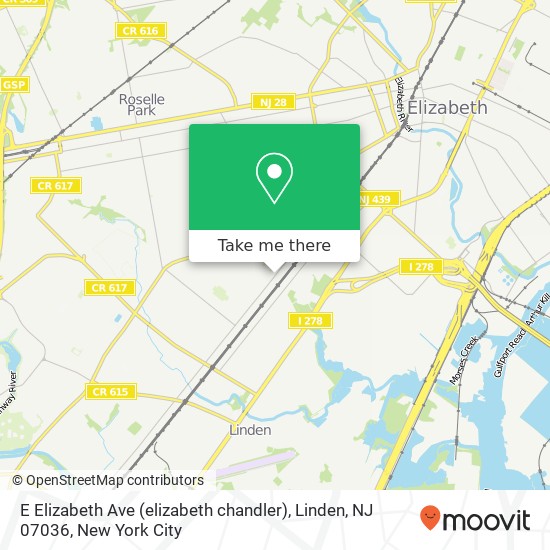 E Elizabeth Ave (elizabeth chandler), Linden, NJ 07036 map