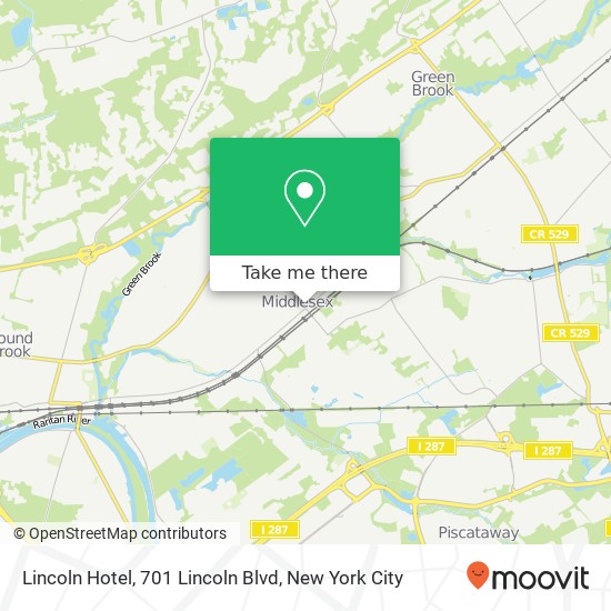 Mapa de Lincoln Hotel, 701 Lincoln Blvd