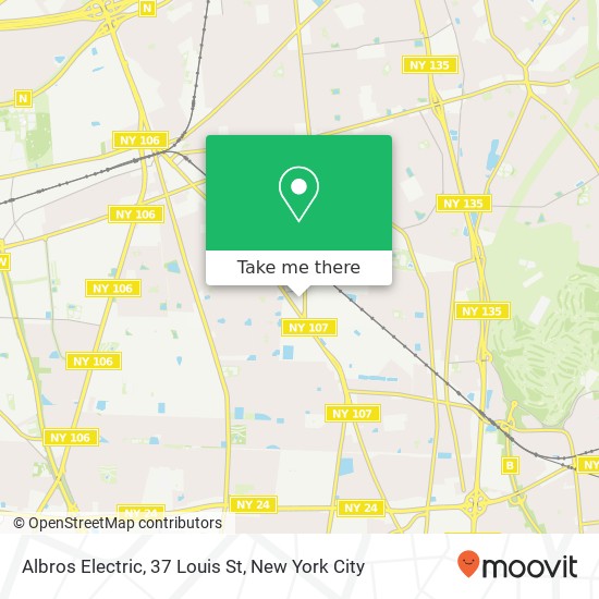 Mapa de Albros Electric, 37 Louis St