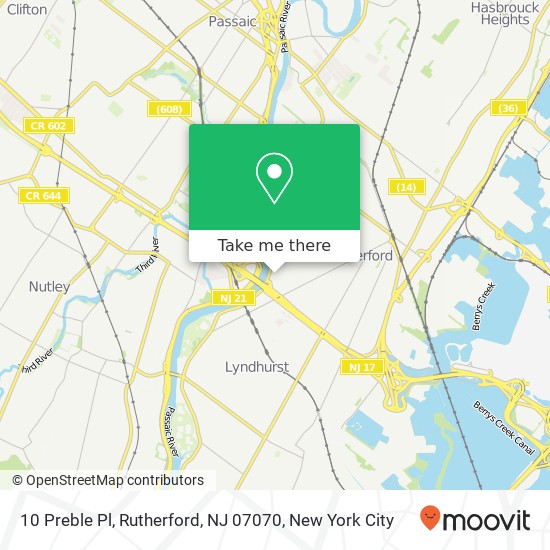 10 Preble Pl, Rutherford, NJ 07070 map