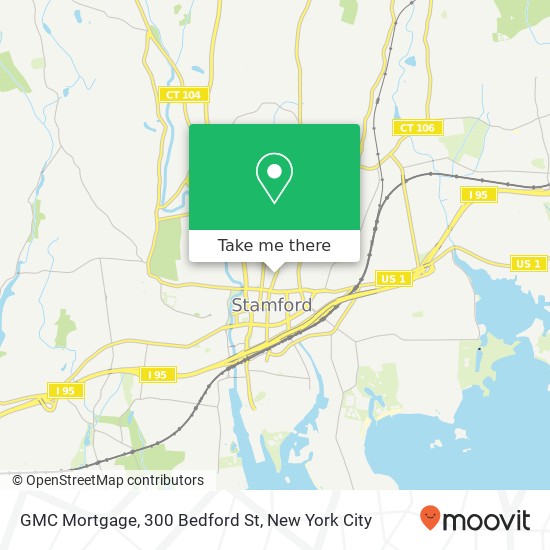 GMC Mortgage, 300 Bedford St map