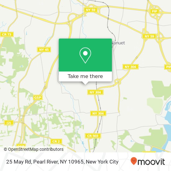 25 May Rd, Pearl River, NY 10965 map