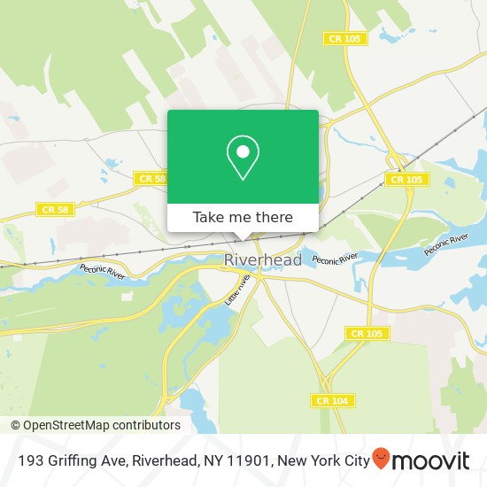 193 Griffing Ave, Riverhead, NY 11901 map