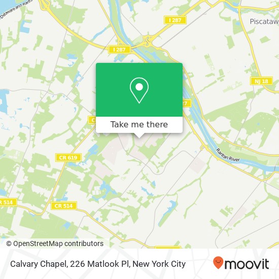 Calvary Chapel, 226 Matlook Pl map