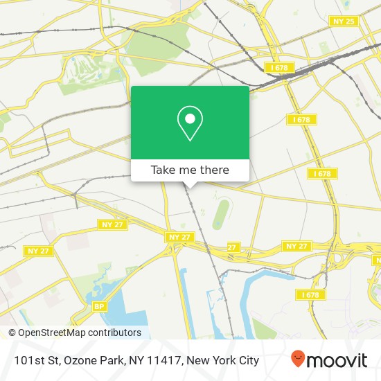 101st St, Ozone Park, NY 11417 map