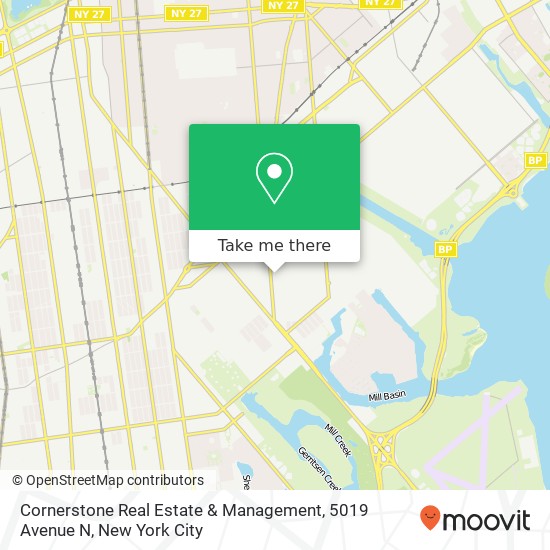 Cornerstone Real Estate & Management, 5019 Avenue N map