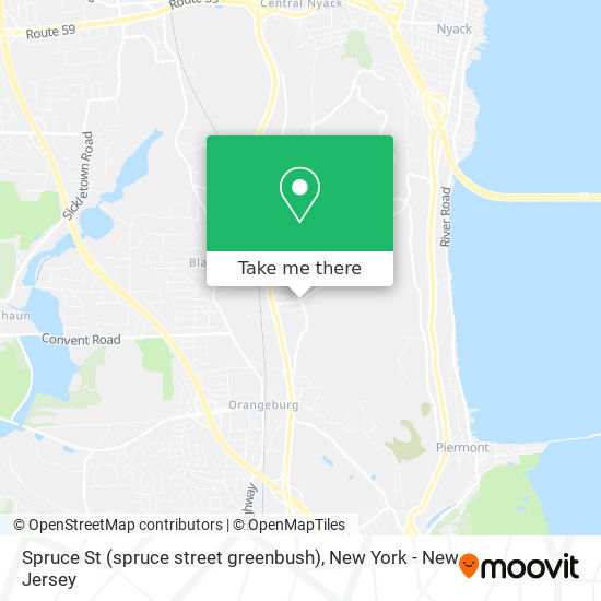 Mapa de Spruce St (spruce street greenbush)