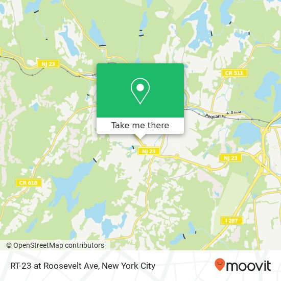 Mapa de RT-23 at Roosevelt Ave