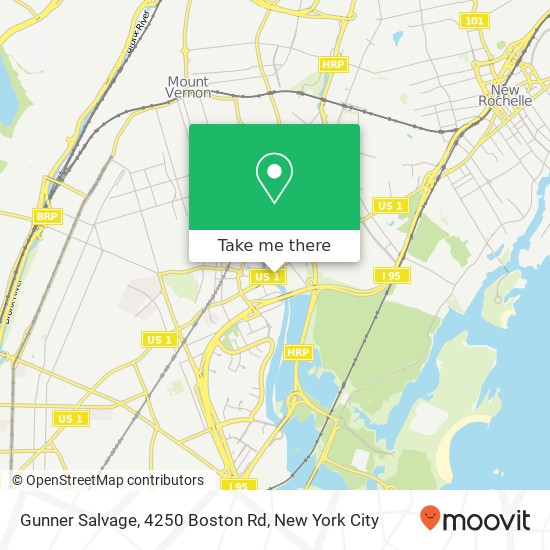 Gunner Salvage, 4250 Boston Rd map