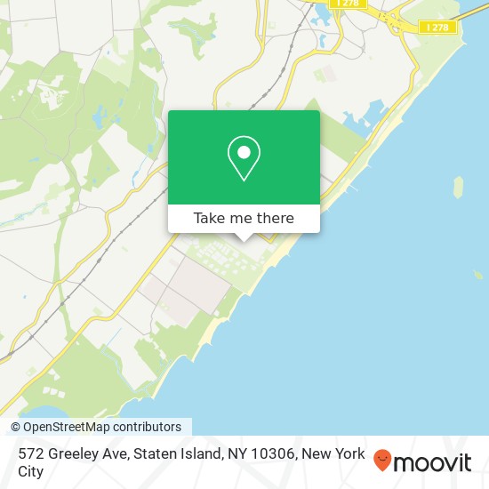 572 Greeley Ave, Staten Island, NY 10306 map
