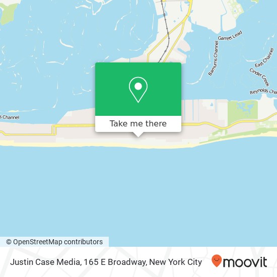 Justin Case Media, 165 E Broadway map