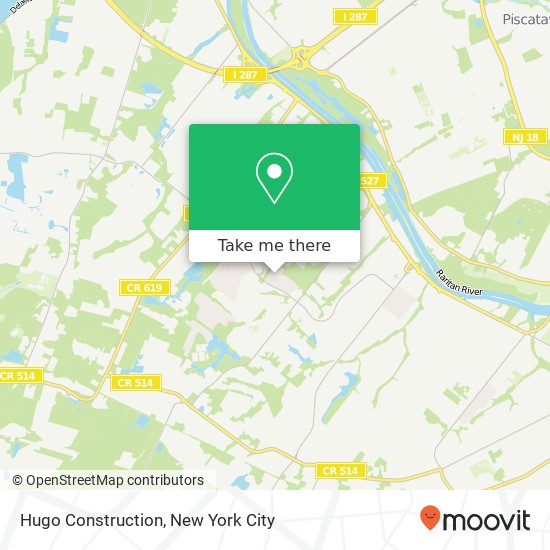 Mapa de Hugo Construction