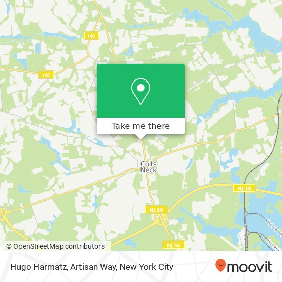Mapa de Hugo Harmatz, Artisan Way