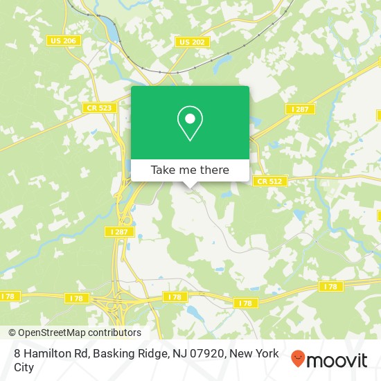 8 Hamilton Rd, Basking Ridge, NJ 07920 map