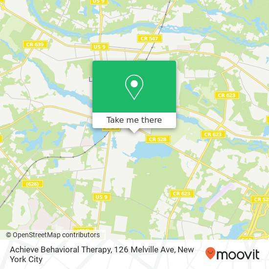 Achieve Behavioral Therapy, 126 Melville Ave map