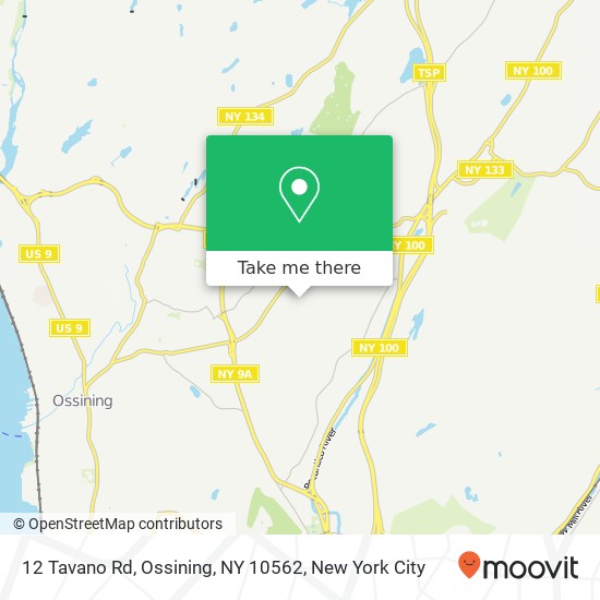 12 Tavano Rd, Ossining, NY 10562 map