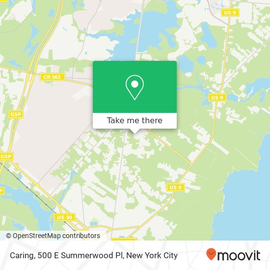 Mapa de Caring, 500 E Summerwood Pl