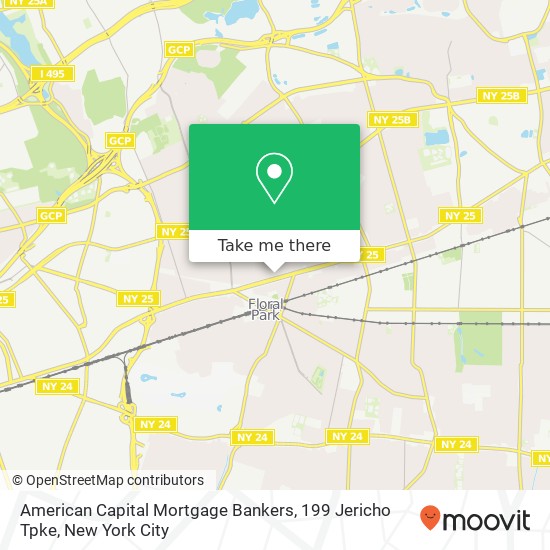 American Capital Mortgage Bankers, 199 Jericho Tpke map