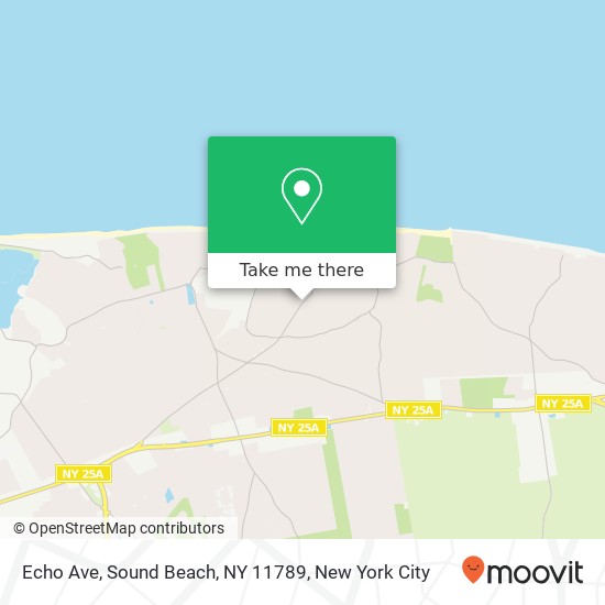 Mapa de Echo Ave, Sound Beach, NY 11789